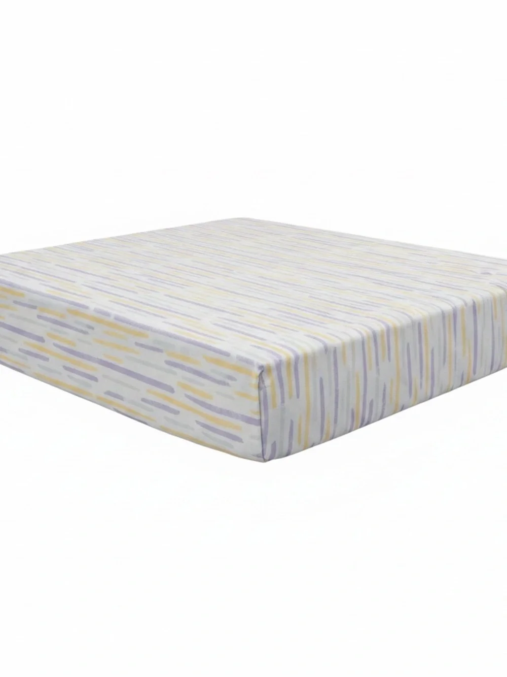 Full 4-Piece Sheet Set in Lavender and Yellow Stripe